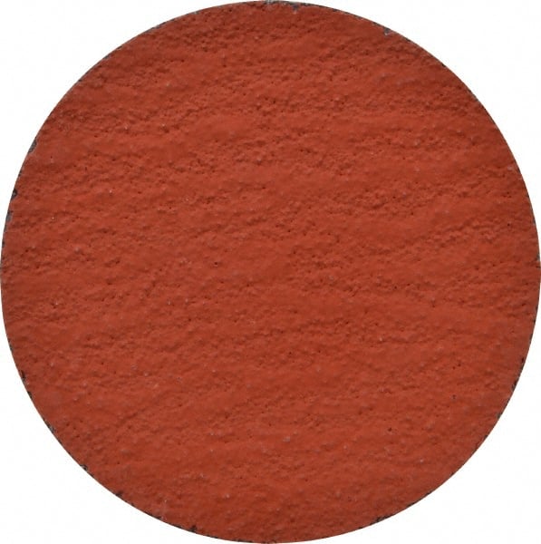 3M - 3" Disc Diam, 50 Grit, Ceramic Quick Change Disc - Type R Attaching System, Coated, Orange, Coarse Grade, 20,000 RPM, 777F Series - Exact Tooling