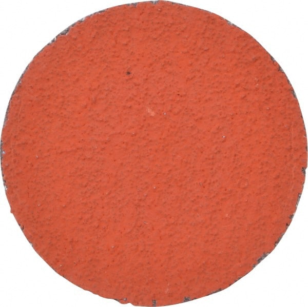 3M - 2" Disc Diam, 60 Grit, Ceramic Quick Change Disc - Type R Attaching System, Coated, Orange, Medium Grade, 25,000 RPM, 777F Series - Exact Tooling