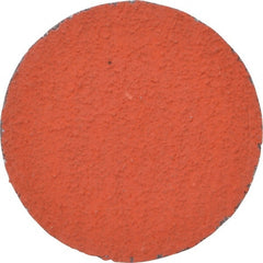 3M - 2" Disc Diam, 60 Grit, Ceramic Quick Change Disc - Type R Attaching System, Coated, Orange, Medium Grade, 25,000 RPM, 777F Series - Exact Tooling