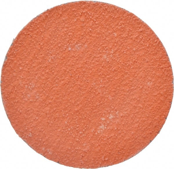 3M - 3" Disc Diam, 60 Grit, Ceramic Quick Change Disc - Type R Attaching System, Coated, Orange, Medium Grade, 20,000 RPM, 777F Series - Exact Tooling