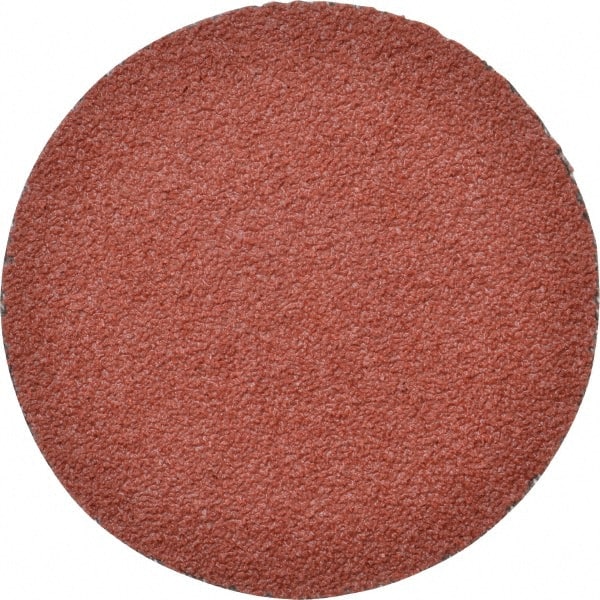 3M - 3" Disc Diam, 50 Grit, Ceramic Quick Change Disc - Type R Attaching System, Coated, Brown, Coarse Grade, 20,000 RPM, 963G Series - Exact Tooling