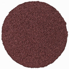 3M - 2 Inch Diameter, 60 Grit Ceramic Quick Change Disc - Type R Attaching System, Orange, Medium Grade, 25,000 Max RPM - Exact Tooling