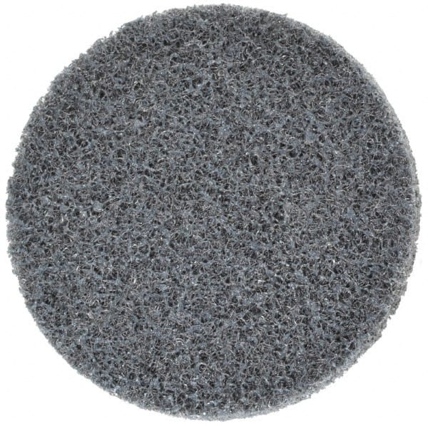 3M - 2" Disc Diam, Silicon Carbide Quick Change Disc - Type R Attaching System, Nonwoven, Gray, Fine Grade, 22,100 RPM - Exact Tooling