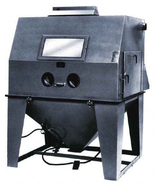 Econoline - 62" Wide x 82" High x 74" Deep Sandblasting Cabinet - Working Dimensions 60" Wide x 40" High x 30" Deep - Exact Tooling