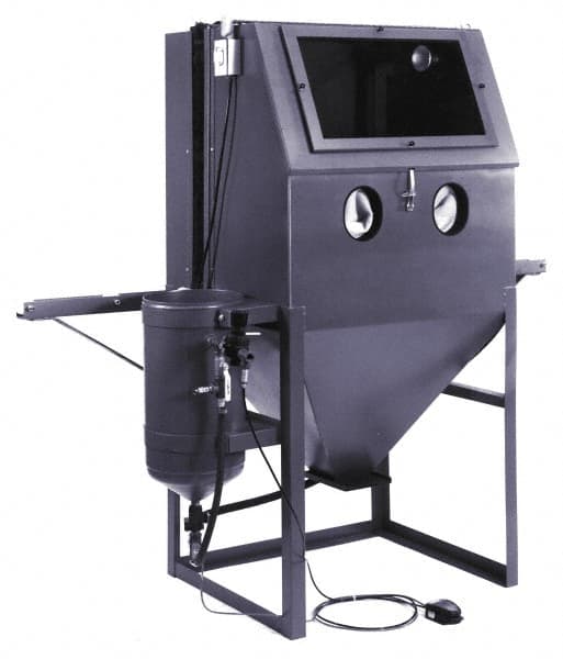 Econoline - 84" Wide x 76" High x 32" Deep Sandblasting Cabinet - Working Dimensions 36" Wide x 36" High x 30" Deep - Exact Tooling