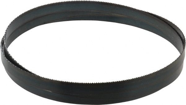 Starrett - 14 TPI, 5' 5" Long x 1/2" Wide x 0.025" Thick, Welded Band Saw Blade - Carbon Steel, Toothed Edge, Raker Tooth Set, Flexible Back, Contour Cutting - Exact Tooling