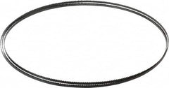 Starrett - 10 TPI, 7' 9-1/2" Long x 3/16" Wide x 0.025" Thick, Welded Band Saw Blade - Carbon Steel, Toothed Edge, Raker Tooth Set, Flexible Back, Contour Cutting - Exact Tooling