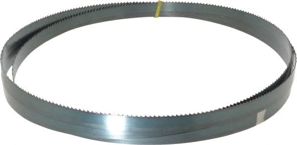 Starrett - 6 TPI, 10' Long x 3/4" Wide x 0.032" Thick, Welded Band Saw Blade - Carbon Steel, Toothed Edge, Raker Tooth Set, Flexible Back, Contour Cutting - Exact Tooling