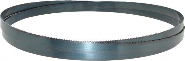 Starrett - 10/S TPI, 11' Long x 3/4" Wide x 0.032" Thick, Welded Band Saw Blade - Carbon Steel, Toothed Edge, Raker Tooth Set, Flexible Back, Contour Cutting - Exact Tooling