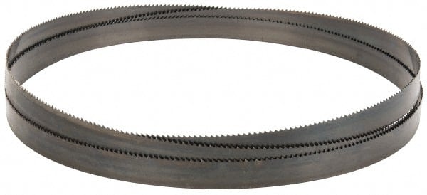 Starrett - 6/S TPI, 11' 6" Long x 1" Wide x 0.035" Thick, Welded Band Saw Blade - Carbon Steel, Toothed Edge, Raker Tooth Set, Flexible Back, Contour Cutting - Exact Tooling