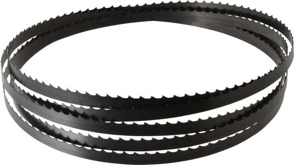 Starrett - 3 TPI, 12' 6" Long x 1/2" Wide x 0.025" Thick, Welded Band Saw Blade - Carbon Steel, Toothed Edge, Raker Tooth Set, Flexible Back, Contour Cutting - Exact Tooling
