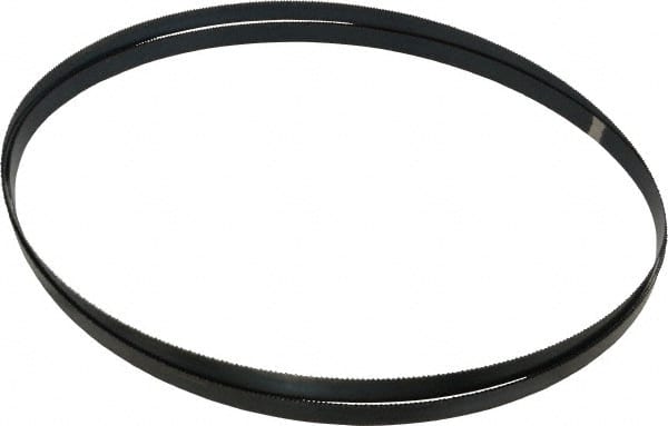 Starrett - 10/S TPI, 12' 6" Long x 3/4" Wide x 0.032" Thick, Welded Band Saw Blade - Carbon Steel, Toothed Edge, Raker Tooth Set, Flexible Back, Contour Cutting - Exact Tooling