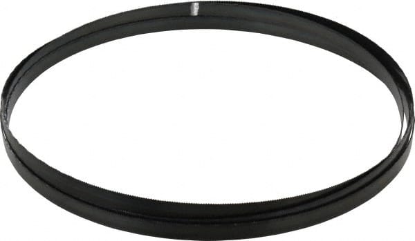 Starrett - 18 TPI, 14' 5" Long x 1/2" Wide x 0.025" Thick, Welded Band Saw Blade - Carbon Steel, Toothed Edge, Wavy Tooth Set, Flexible Back, Contour Cutting - Exact Tooling