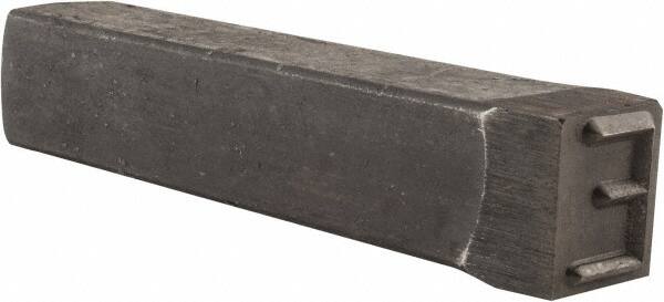 Made in USA - Letter E Machine Made Individual Steel Stamp - 1/2" Character - Exact Tooling