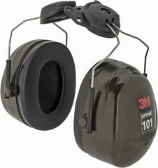 3M - Earmuffs - NRR24 BLK W/GREEN CUP H7P3E CAP/MOUNT EARMUFF - Exact Tooling