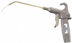 Guardair - Bent Safety Extension Tube Pistol Grip Blow Gun - 1/4 NPT, 6" Tube Length, Aluminum - Exact Tooling