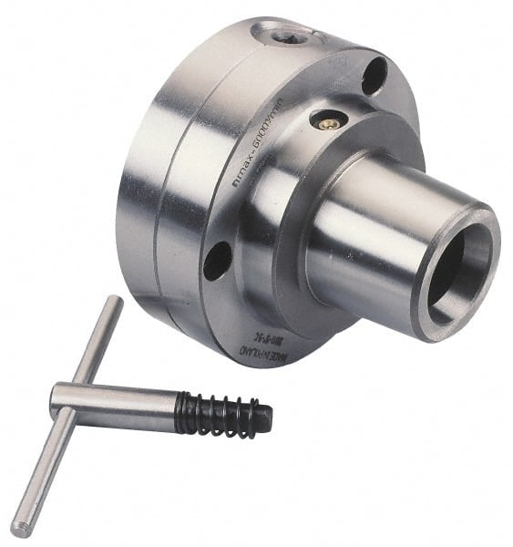 Bison - 1-1/8 Inch Max Collet Capacity, 5C Collet Chuck - 0.0004 Inch TIR - Exact Tooling