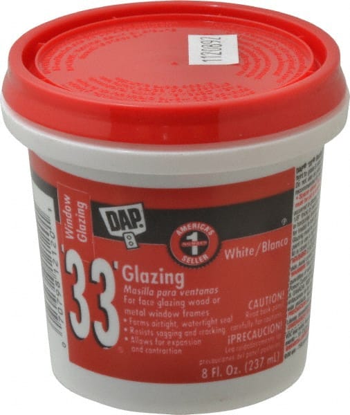 DAP - 8 oz Glazing Compound - White - Exact Tooling