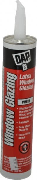 DAP - 10.1 oz Glazing Compound - White, Latex - Exact Tooling