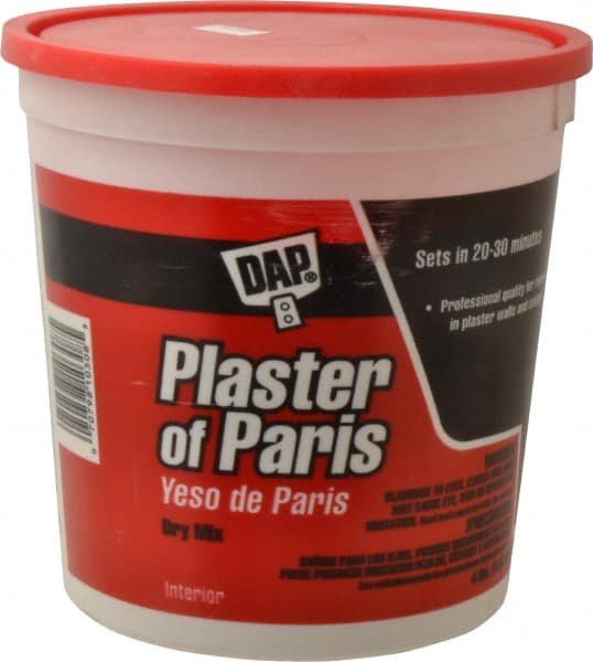 DAP - 4 Lb Drywall/Plaster Repair - White, Plaster of Paris - Exact Tooling