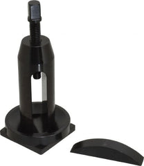 Value Collection - 12 and Under Inch Lathe Swing, Rocker Tool Post - 2-1/2 x 1/2 Inch Opening, 3-1/4 Inch Overall Height, 2 x 2 x 1/4 Inch Plate - Exact Tooling
