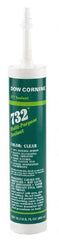 Dow Corning - 10.1 oz Cartridge Black RTV Silicone Joint Sealant - -76 to -65.2°F Operating Temp, 20 min Tack Free Dry Time, 24 hr Full Cure Time, Series 732 - Exact Tooling