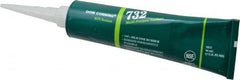 Dow Corning - 3 oz Tube White RTV Silicone Joint Sealant - -76 to 356°F Operating Temp, 20 min Tack Free Dry Time, 24 hr Full Cure Time, Series 732 - Exact Tooling