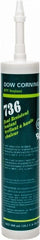 Dow Corning - 10.1 oz Cartridge Red RTV Silicone Joint Sealant - -85 to 500°F Operating Temp, 17 min Tack Free Dry Time, 24 hr Full Cure Time, Series 736 - Exact Tooling