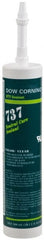 Dow Corning - 10.1 oz Cartridge Clear RTV Silicone Joint Sealant - -85 to 350°F Operating Temp, 14 min Tack Free Dry Time, 24 hr Full Cure Time, Series 737 - Exact Tooling