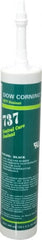 Dow Corning - 10.1 oz Cartridge Black RTV Silicone Joint Sealant - -85 to 350°F Operating Temp, 14 min Tack Free Dry Time, 24 hr Full Cure Time, Series 737 - Exact Tooling