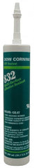 Dow Corning - 10.1 oz Cartridge Black RTV Silicone Joint Sealant - -67 to 300°F Operating Temp, 90 min Tack Free Dry Time, Series 832 - Exact Tooling