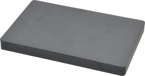Mag-Mate - 6" Long x 4" Wide x 1/2" High, Ceramic Block Magnet - 350°F Max, Grade 8 Ceramic - Exact Tooling