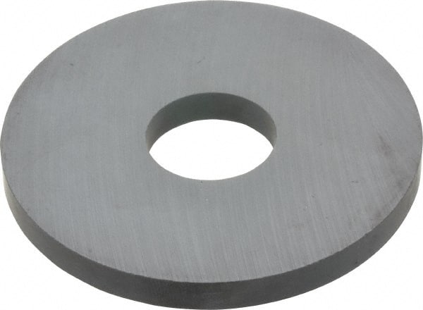 Mag-Mate - 0.875" ID x 2.875" OD Ceramic Ring Magnet - 0.25" Thick, 350°F Max Operating Temp - Exact Tooling
