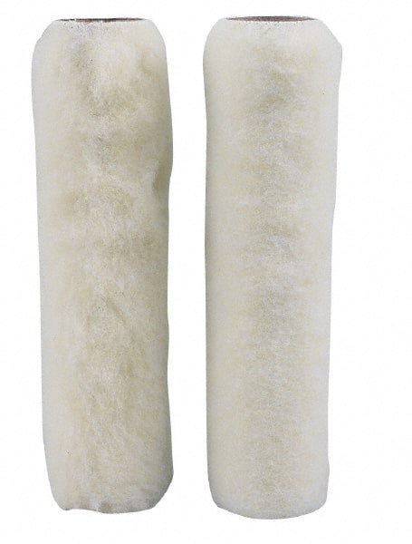 Weiler - 3/8" Nap, 9" Wide Paint General Purpose Roller Cover - Semi-Smooth Texture, Poly Blend/Paper Core - Exact Tooling