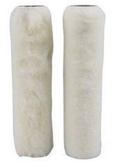 Weiler - 1/2" Nap, 9" Wide Paint General Purpose Roller Cover - Semi-Smooth Texture, Poly Blend/Paper Core - Exact Tooling