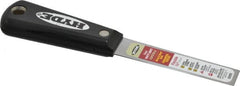 Hyde Tools - 3/4" Wide Steel Putty Knife - Flexible, Nylon Handle, 7-1/2" OAL - Exact Tooling