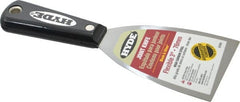 Hyde Tools - 3" Wide Steel Putty Knife - Flexible, Nylon Handle - Exact Tooling