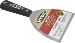 Hyde Tools - 5" Wide Carbon Steel Taping Knife - Flexible, Nylon Handle, 8-1/4" OAL - Exact Tooling