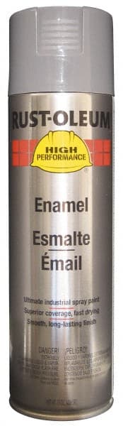 Rust-Oleum - Dark Machinery Gray, 15 oz Net Fill, Gloss, Enamel Spray Paint - 14 Sq Ft per Can, 15 oz Container, Use on Rust Proof Paint - Exact Tooling