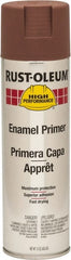 Rust-Oleum - 15 oz Flat Red Enamel Spray Primer - 14 Sq Ft Coverage - Exact Tooling