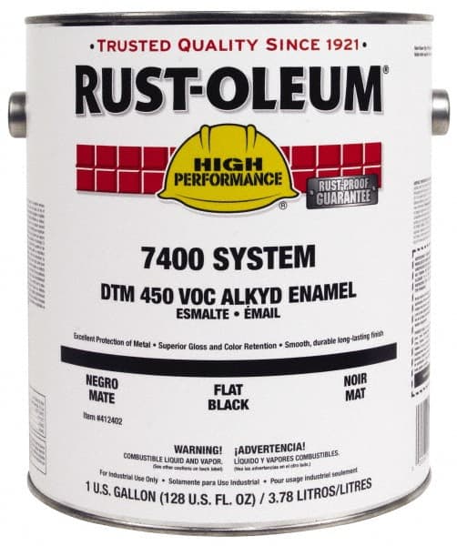 Rust-Oleum - 1 Gal Forest Green Gloss Finish Industrial Enamel Paint - Interior/Exterior, Direct to Metal, <450 gL VOC Compliance - Exact Tooling