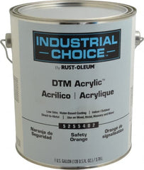 Rust-Oleum - 1 Gal Safety Orange Semi Gloss Finish Alkyd Enamel Paint - Interior/Exterior, Direct to Metal, <250 gL VOC Compliance - Exact Tooling