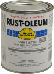 Rust-Oleum - 1 Pt Finish Coat Activator - 200 to 350 Sq Ft/Gal Coverage, <250 g/L VOC Content - Exact Tooling