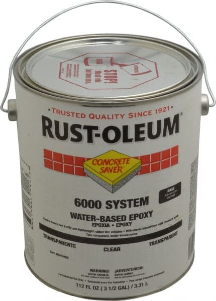 Rust-Oleum - 1 Gal High Gloss Clear Water-Based Epoxy - 200 to 350 Sq Ft/Gal Coverage, <250 g/L VOC Content - Exact Tooling