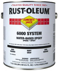 Rust-Oleum - 1 Gal High Gloss Navy Gray Water-Based Epoxy - 200 to 350 Sq Ft/Gal Coverage, <250 g/L VOC Content - Exact Tooling