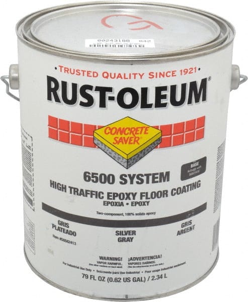 Rust-Oleum - 1 Gal High Gloss Silver Gray Epoxy - <100 g/L VOC Content - Exact Tooling