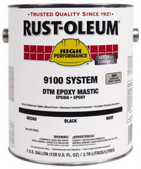 Rust-Oleum - 1 Gal Gloss Aluminum Epoxy Mastic - 100 to 225 Sq Ft/Gal Coverage, <340 g/L VOC Content, Direct to Metal - Exact Tooling