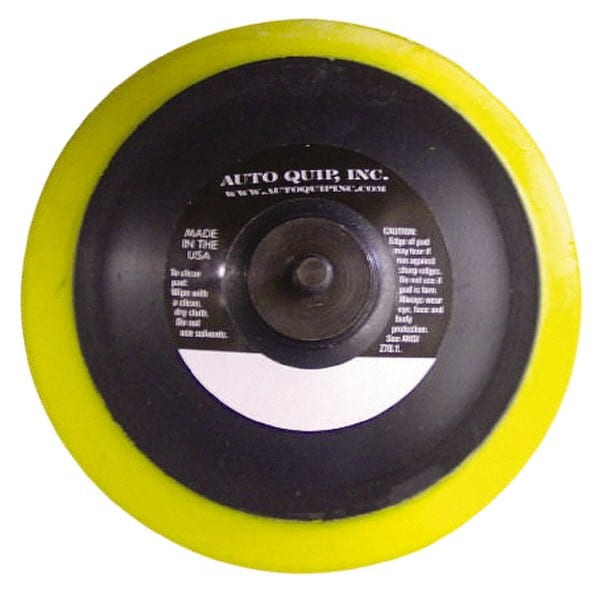 AutoQuip - 5" Diam Hook & Loop Disc Backing Pad - Medium Density, 12,000 RPM - Exact Tooling