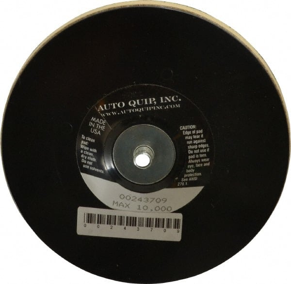 AutoQuip - 5" Diam Hook & Loop Disc Backing Pad - Medium Density, 12,000 RPM - Exact Tooling