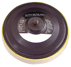 AutoQuip - 6" Diam Hook & Loop Disc Backing Pad - Medium Density, 10,000 RPM - Exact Tooling